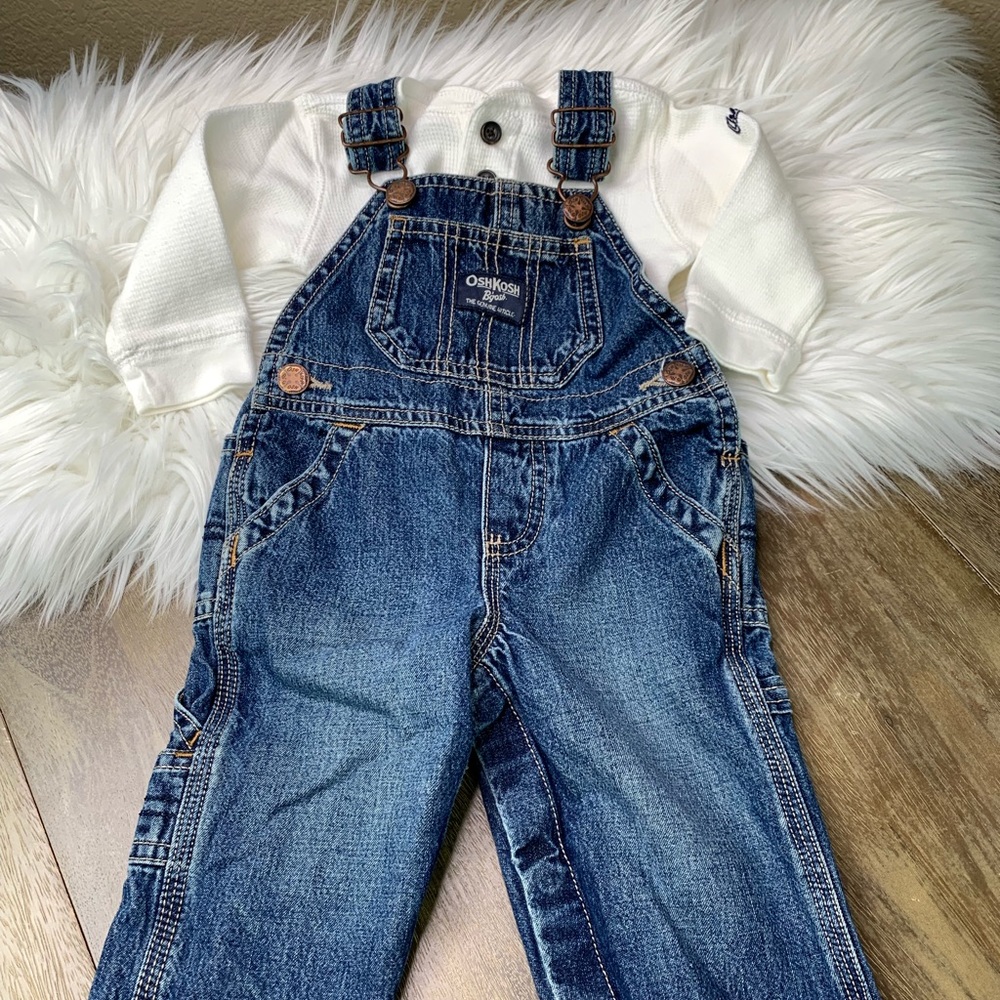 OshKosh Like New Overalls And Top